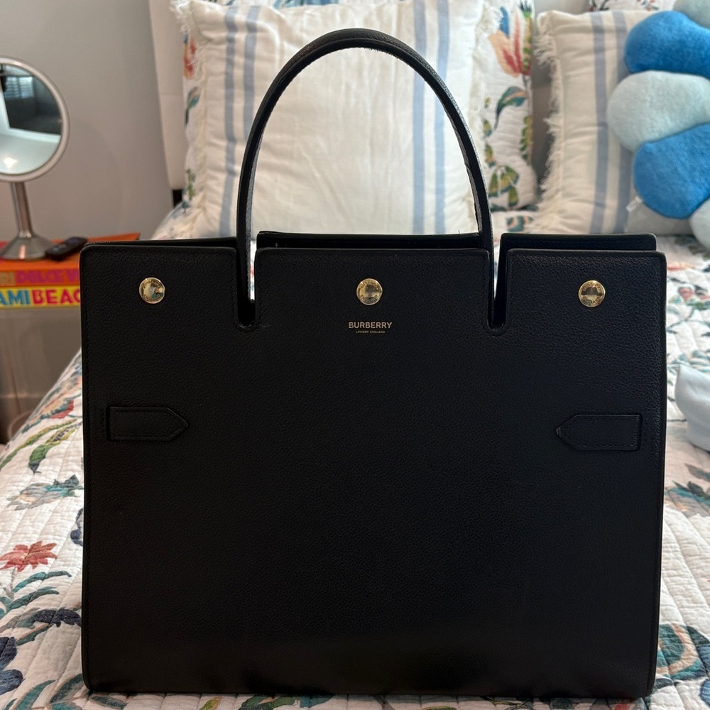 Burberry Black Handbag with Shoulder Strap